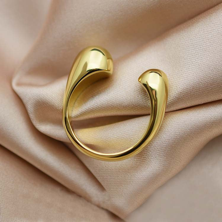 Gold Metal Brass Plated Opening Rings