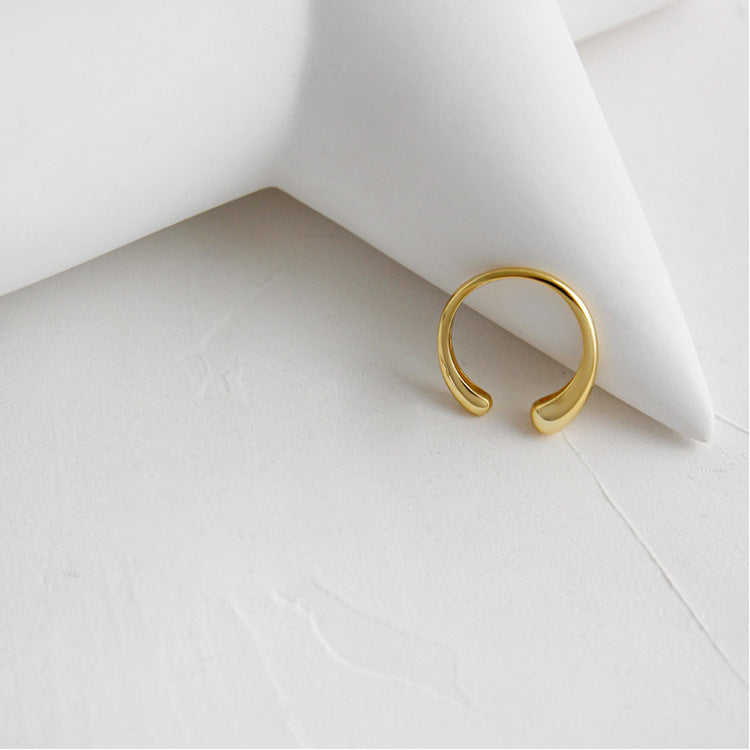 Gold Metal Brass Plated Opening Rings