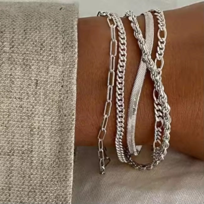 Silver Plated Dainty Bracelets