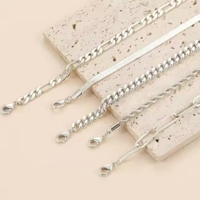 Silver Plated Dainty Bracelets