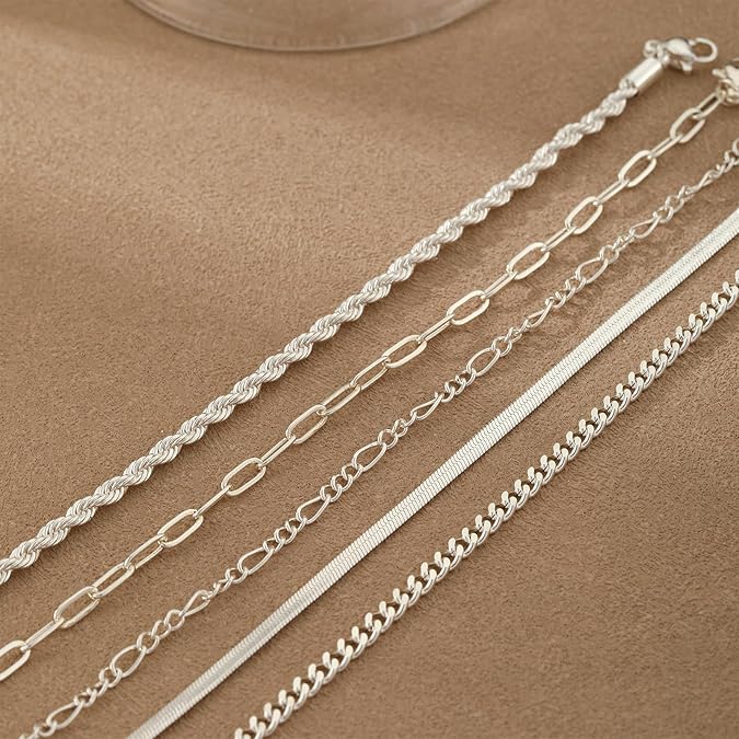 Silver Plated Dainty Bracelets