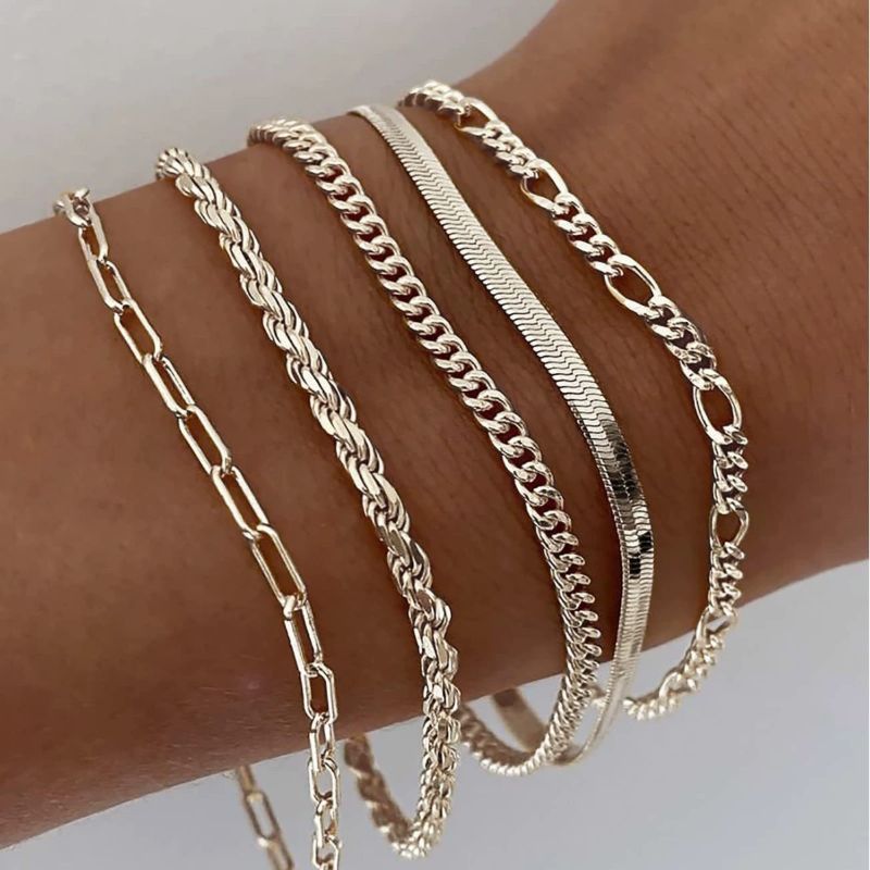 Silver Plated Dainty Bracelets